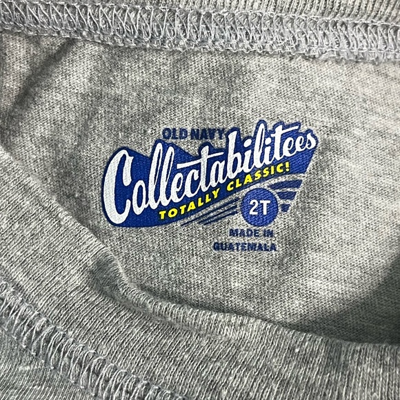 Toddler Gender Neutral 2T Old Navy Elmo Cookie Monster Gray T-Shirt - Picture 4 of 5